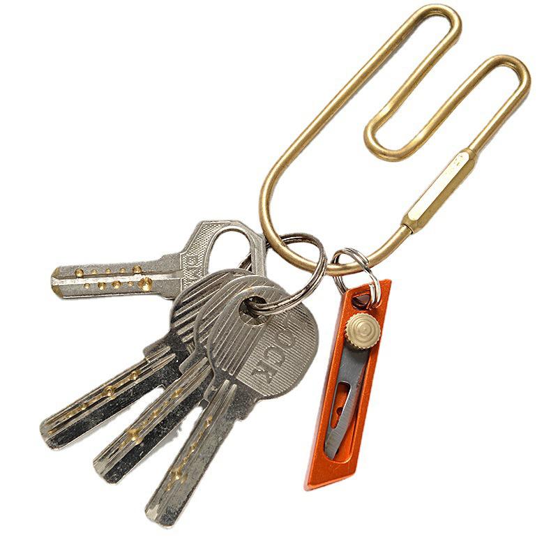 New Titanium Alloy Mini Knife Small Sharp Self-defense Knife Pendant Keychain Gadget Portable Express Unpacking Artifact