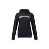 Lettered Slim Fit Hoodie Women Hoodies Black GV5519