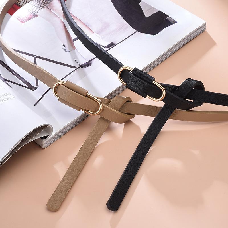 Женские модные ремни толщиной 1 см, тонкие красивые ремни из искусственной кожи, женское платье, пальто, аксессуары для одежды