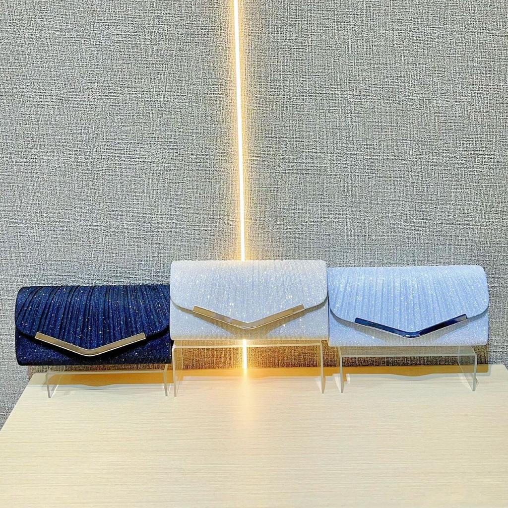 Плиссированная сумка для платья Сумка-клатч для ужина Сумка для вечеринки Сумка через плечо Сумка для банкета Сумка-цепочка