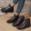 Мода 2024 Женский тренд Металлическая отделка Модные ботинки на каждый день Женские Уличные Удобные Ботильоны с круглым носком Обувь для женщин