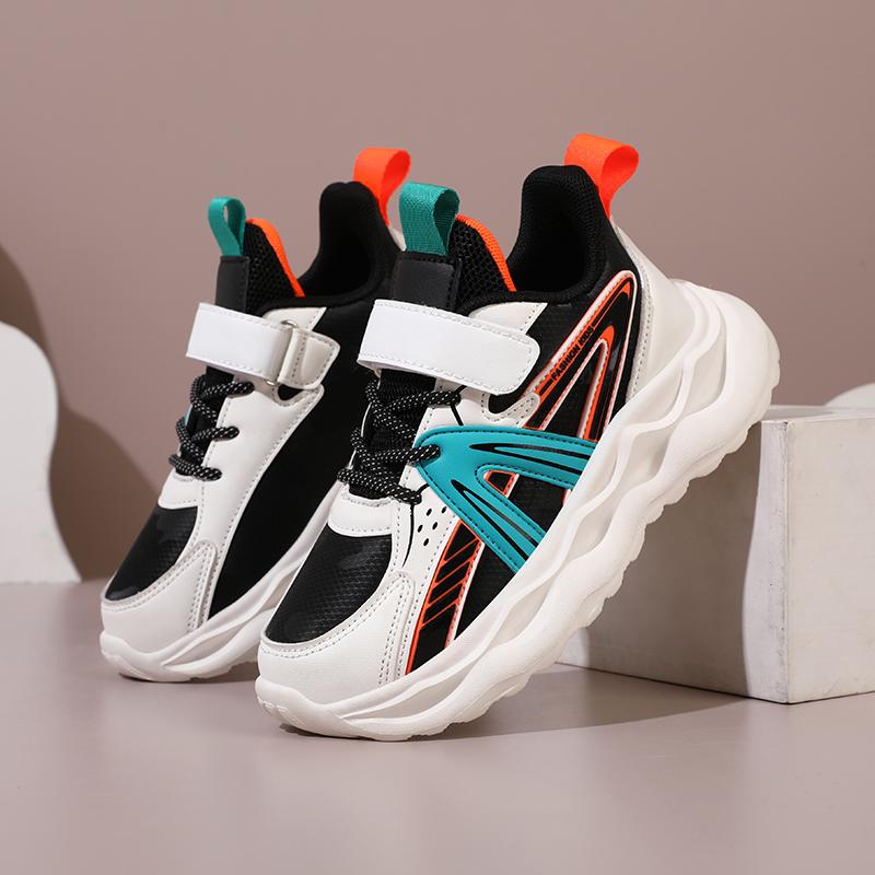 Детская модная дышащая повседневная обувь, детская спортивная обувь для бега, трендовые удобные спортивные кроссовки для студентов и девочек