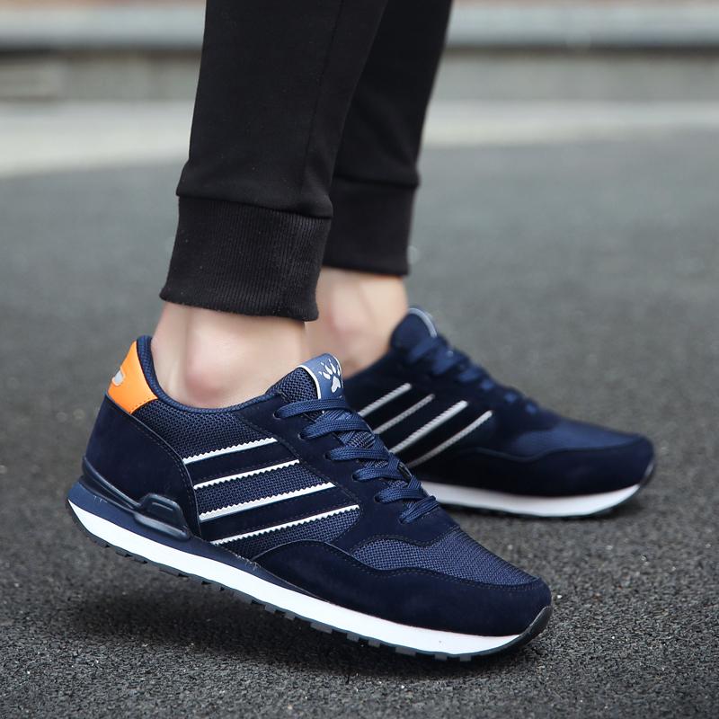 Мужские кроссовки Весенняя мода для отдыха на природе Путешествия Удобные плоские сетчатые повседневные кроссовки для бега и фитнеса для мужчин Теннисные женские