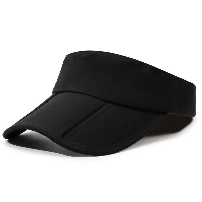 Quick-Drying Breathable Empty Top Hat Unisex Outdoor Sun Protection Sunshade Hat Foldable Sports Hat