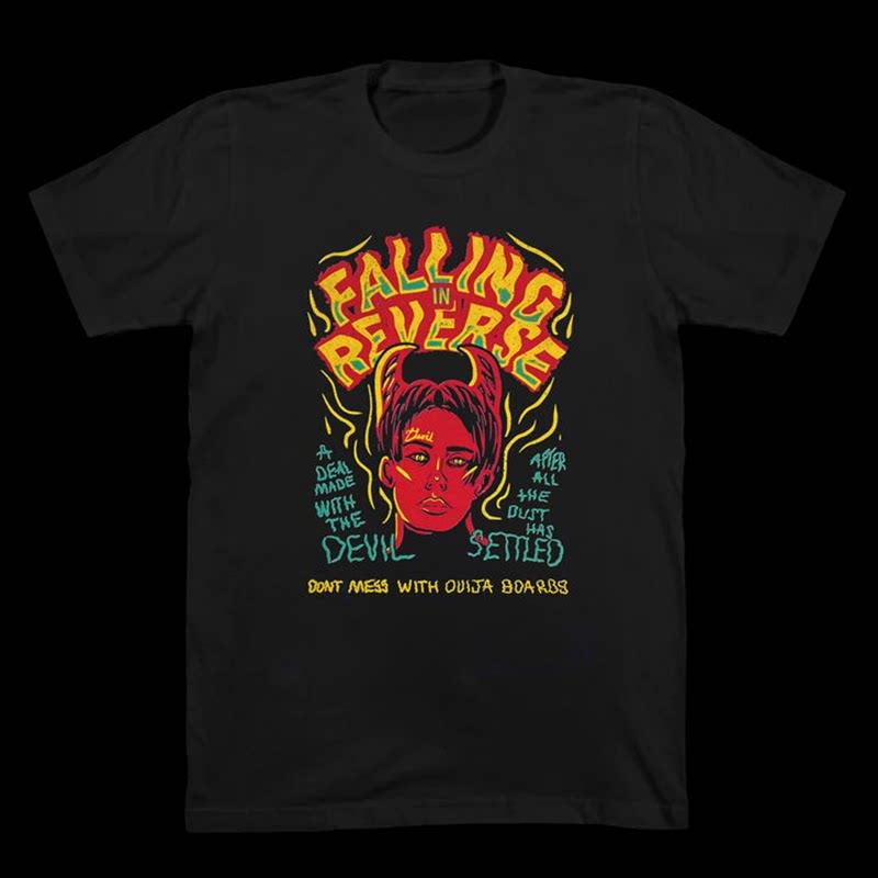 ZX Rare Established in 2008 Falling in Reverse An Electronic Rock Band Offers Americanstyle Retro High Street Summer Tshirts