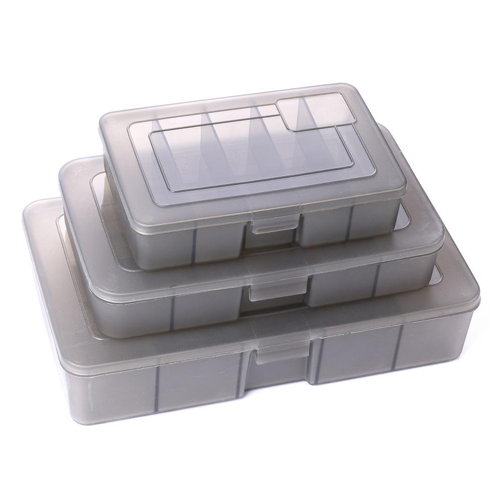 Lure Storage Box Elegant Gray Five-Compartment Multi-Layer Large Capacity Fishing Gear Accessories Box Fishing Bag Special Small