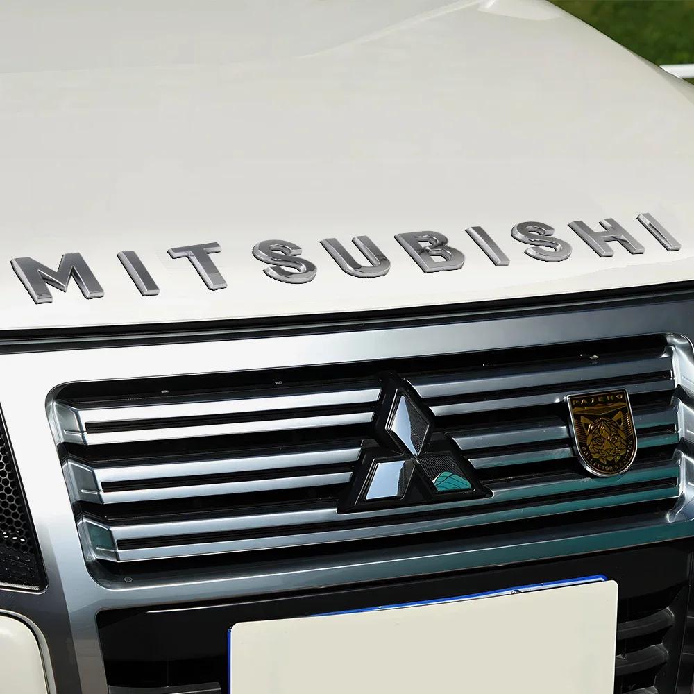 Автомобильные наклейки на капот с алфавитным гербом, стайлинг для Mitsubishi Asx Lancer 10 9 Outlander 2013 Pajero Sport L200 Expo