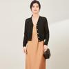 Women's V-Neck Silk Blend Lace Hollow Cardigan