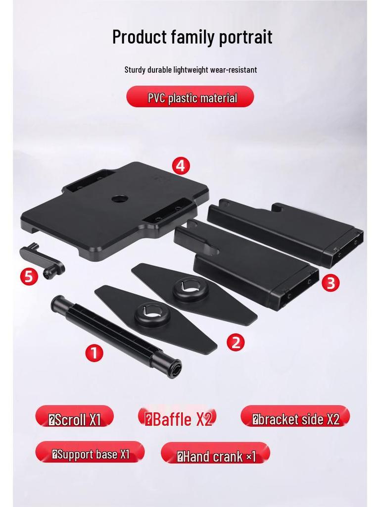 Hand-Crank Label Printer with Self-Adhesive Thermal Paper for Clothing Tags