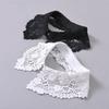 Black White Fake Collar Lace Floral Decoration Collar New Clothes Trim