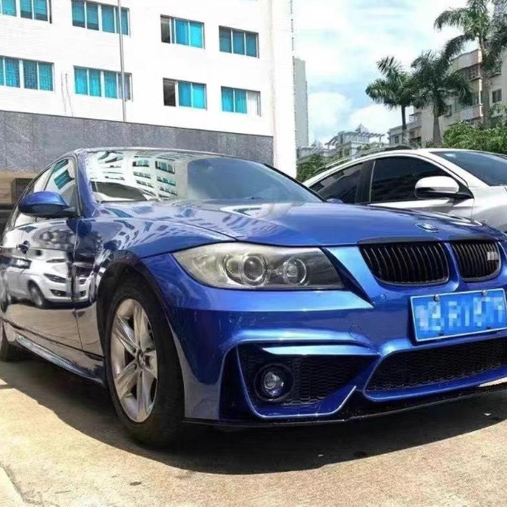 BMW 3 серии E90 M4 Апгрейд: Комплект: Передний бампер, Капот, Губа, Пороги, Крылья, Выхлопные трубы