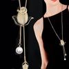 Tulip Pendant Sweater Chain - Versatile Women's Jewelry Accessory