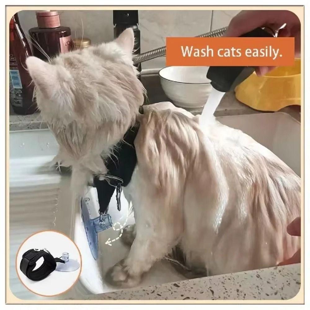 Adjustable Dog Bathing Fixer Suction Cup Cat Grooming Collar Safe Pet Grooming Loops  Dog Grooming