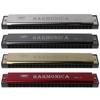Professional 24 Hole Harmonica Double Row Blues Harmonica Jazz Folk Harmonicas Blues Rock