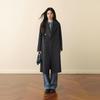 SEIFINI Women's Lapel Double-Faced Wool Coat