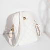 Trend embroidered rhombus single shoulder crossbody mobile phone bag, a niche women's bag