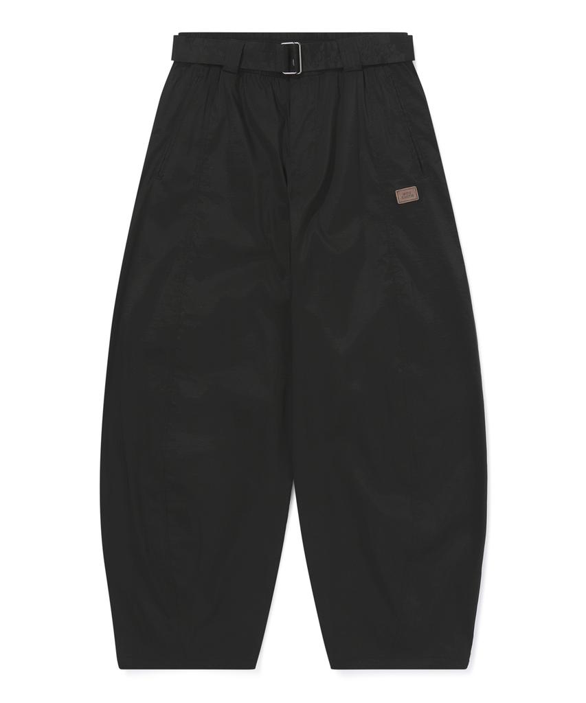 BBC EARTH Curved Belt Pants Black