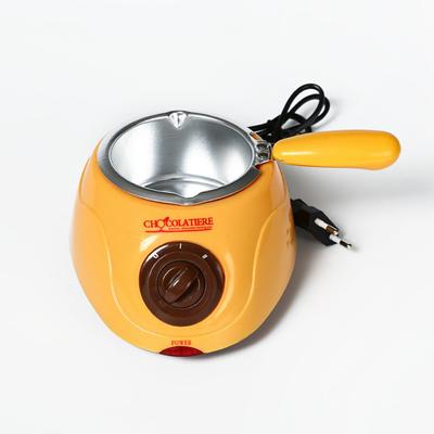 1 Набор 250 мл Шоколадный Фондю Плавленый Пищевой Энергосберегающий Металлический Горшок для Плавления Конфет Машина-Плавник для Шоколадного Фондю Набор для Дома