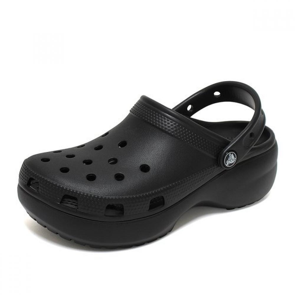 Crocs Classic Platform Clog Slippers Black 206750 001