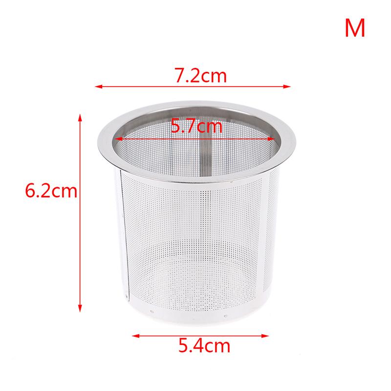 Mesh Tea Infuser Strainer Leaf Filter Leaks Sieve Metal Cup Stainless Steel