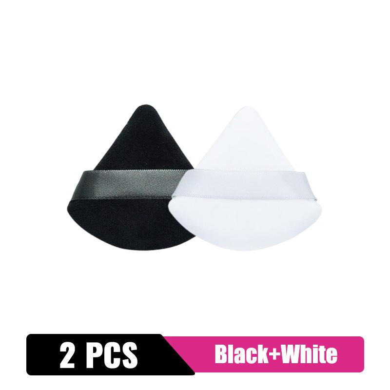 2/4/6/12/20Pcs Triangle Powder Puff Mini Face Makeup Sponge Cosmetics Soft Cotton Face Powder Puff Washable Velvet Makeup Tools