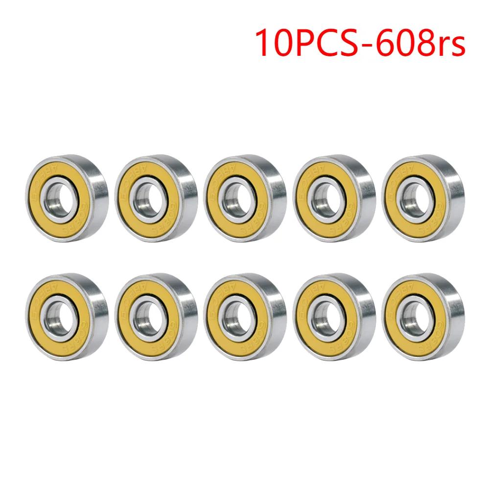 20/10 шт. Шариковые подшипники 608zz/608rs ABEC-9/7 Миниатюрные подшипники Глубокий паз Роликовый подшипник из углеродистой стали для скейтборда