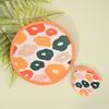 Japanese Style Portable Folding Fan Collapsible Flying Disc Fan Lightweight Cooling Fan  Travel