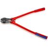Coupe-boulons KNIPEX - Longueur 610 mm - Bras tubulaires ergonomiques - Rouge