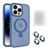 Подходит для IPhone15, Магнитный чехол для телефона, Ремешок против падения, Пленка для объектива, 14Promax, Apple 13, Матовая поверхность, Подставка