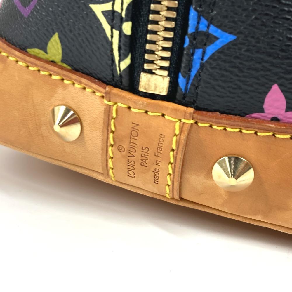 Louis Vuitton M40444 MonogramMulticolore Alma PM Сумка-тоут Ручная сумка Черный