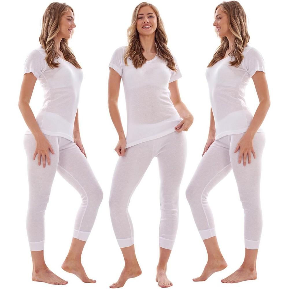 Heatforce Womens/Ladies Short-Sleeved Thermal Top (Pack of 3)