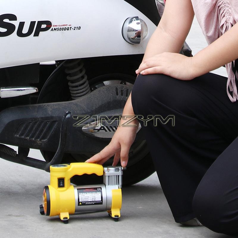 48V-70V Air Compressor Portable Tyre Inflator Electric Motorcycle Pump Air Compressor Small Vehicle Air Pump