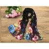New Blackout Beach Towel Summer Air Conditioning Shawl Chiffon Scarf Temperament Celebrity Women's Gauze Scarf