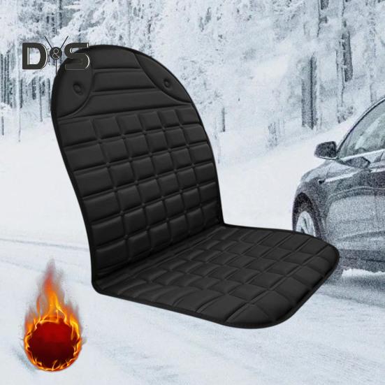 Подушка для сиденья автомобиля с подогревом, регулируемая температура, быстрый нагрев, легко моется, универсальная, для внедорожников, грузовиков, зимняя подушка для сиденья