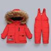 Baby Down Jacket Suits for Boys and Girls Infants and Toddlers 1-5 Years Old Children's Stylish Two-piece Winter Suit