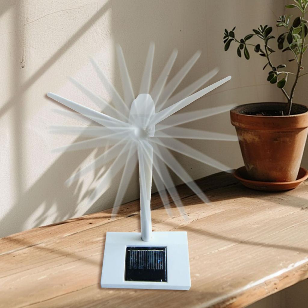 Solar Windmill Assembly Kits Plastic Educational Science Toy For Kids Outdoor Renewable Energy Learning Craft Project