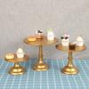 Wedding Decoration Iron Art Dessert Display Table Cake Stand High-footed Tray Dessert Tray