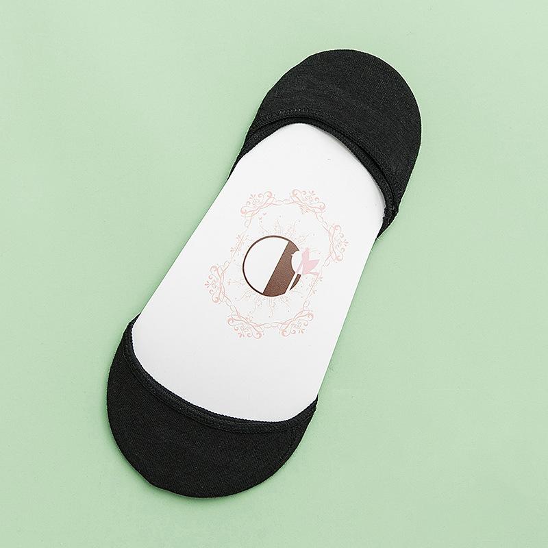 Носки, женские суперневидимые летние тонкие нескользящие носки, однотонные однотонные носки с неглубоким носком для высоких каблуков, носки-лодочки