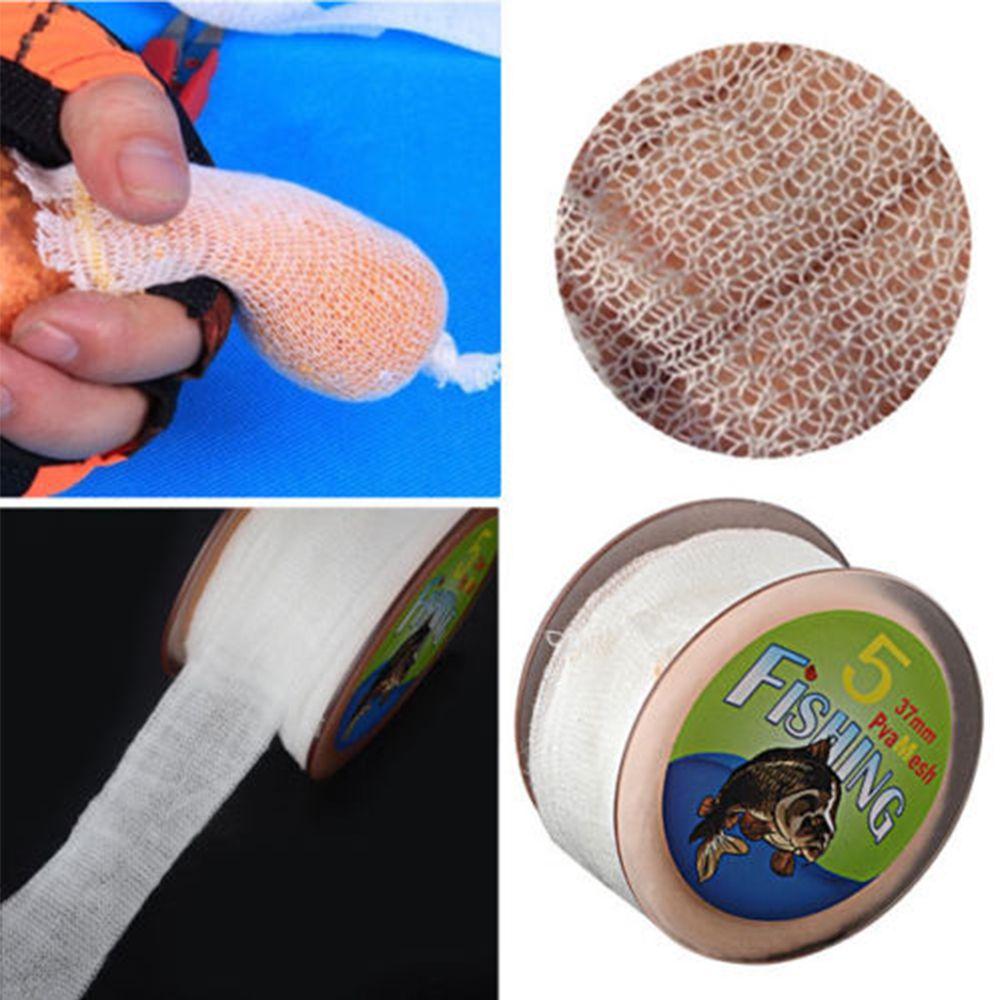 High Quality Portable Plastic Carp Coarse Fishing Water Soluble Sack PVA Lure Mesh Bait Wrap Bag
