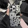 Черно-белый узор-коллаж с элементами покера чехол для телефона Для iPhone 11 12 13 14 15 16 17 XS XR X 12 13 Plus Pro Max SE серии
