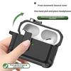 Earphone Cover for Airpods Pro 2 Shock-Proof Skin Full Cover with Dual Material Wireless Charging Support Switch Lock Headphone Protective Case