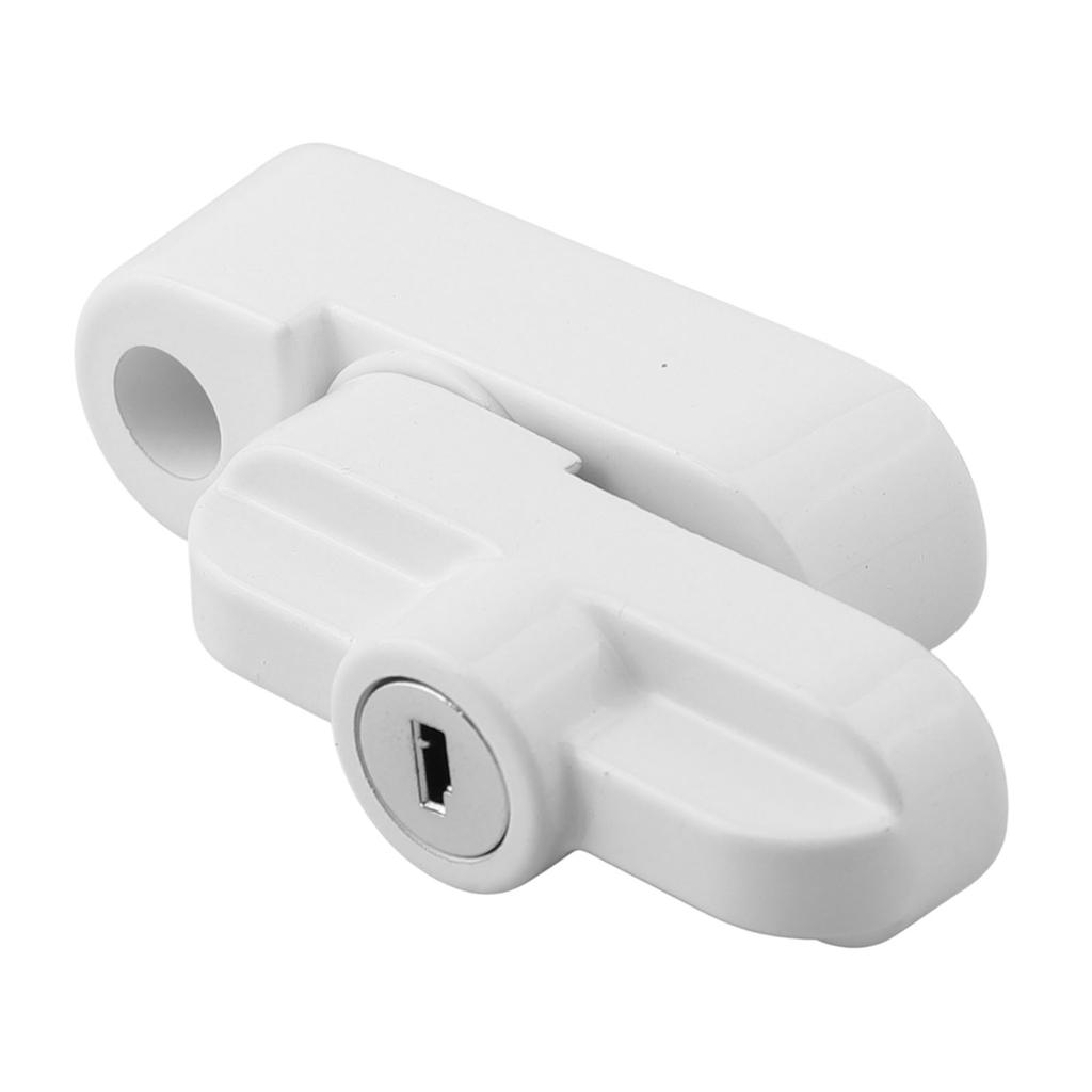Window Latch Alloy Safety Buckle Lock Door Sash Jammer Security Restrictor Lock With Key Window Anti-theft Hasp Hardware
