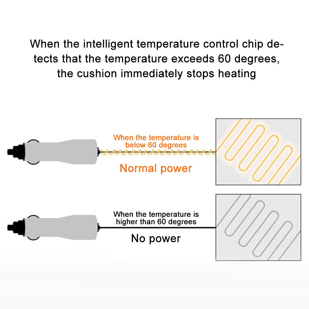 Подушка для сиденья автомобиля с подогревом, чехол для сиденья автомобиля с подогревом, быстрая грелка для домашнего автомобильного офисного кресла