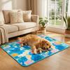Breathable Dog Cooling Pad Soft Dog Sleeping Mat Cartoon pattern Cat Nest Bed  Dog Crate