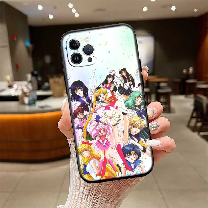 UP44 S-Sailors M-Moon New High-End Shell Phone Case for Xiaomi Poco C40 C50 C51 C55 C65 C71 C75 F3 F5 F6 F7 M2 M3 Pro Ultra