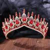 Baroque Bridal Crown Tiara Rhinestone Hair Accessories Princess Crown Wedding Dress Accessories