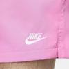 Nike Однотонные Эластичные Спортивные Беговые Повседневные Шорты Мужские шорты Розовые FN3308-675