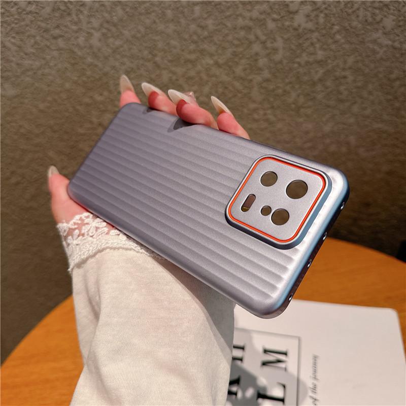 Для Xiaomi 14 13 Pro Ultra рифленое зернистое покрытие металлическая краска анти отпечатки пальцев ПК ударопрочный противоскользящий чехол-накладка