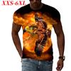 Футболка размера XXS-6XL Plus с 3D-принтом и забавным орлом для мужчин, крутые футболки с рисунком животных, летние свободные топы с коротким рукавом и круглым вырезом