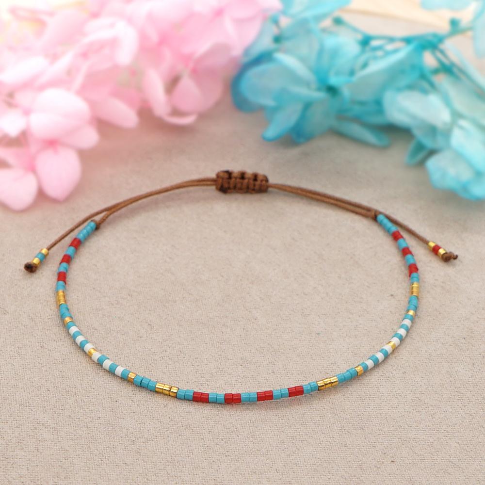 Braided Seed Beads Handmade Fashion Bracelet For Women women Gem Stone Women's Fashion Accessories